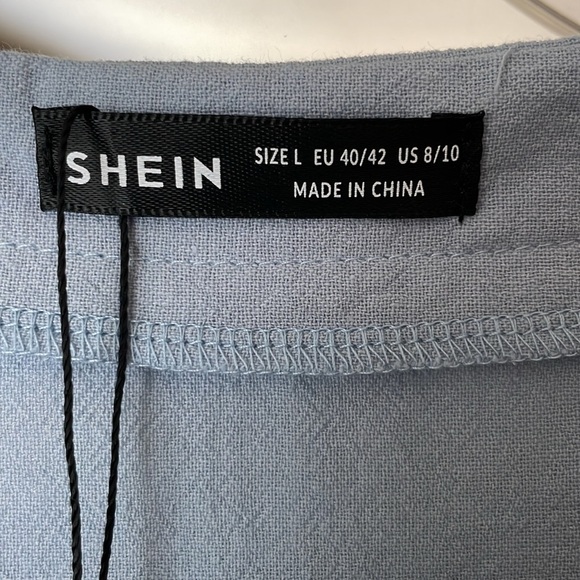 SHEIN Light Blue Blouse - Picture 5 of 9